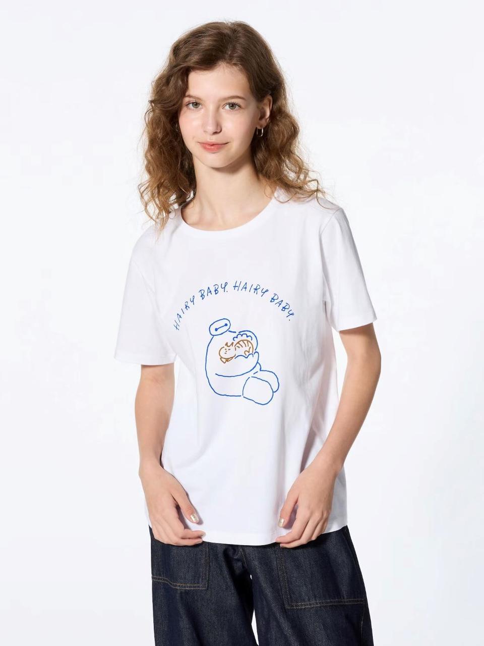 Футболка UNIQLO з Disney 1159825228 (Білий XS), фото 1