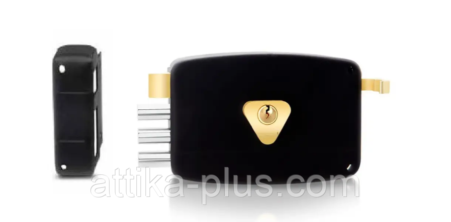 Замок накладний Rebosse 2001 3MR бексет 70мм+ планка, фото 1