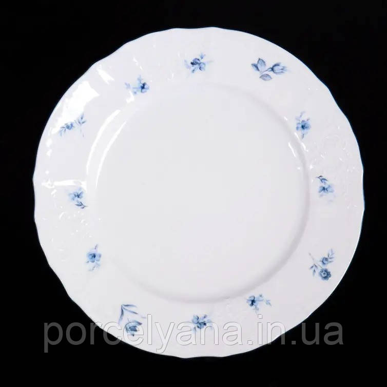 Тарілка підставна 25 см 6 шт Thun Bernadotte синя квіточка 6452071, фото 1