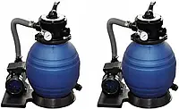 Басейн vidaXL Piaskowe Pompy Filtrujące 2szt 400 W 11000l/H