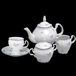 Чайний сервіз 15пр Thun Bernadotte синя квіточка 6452071