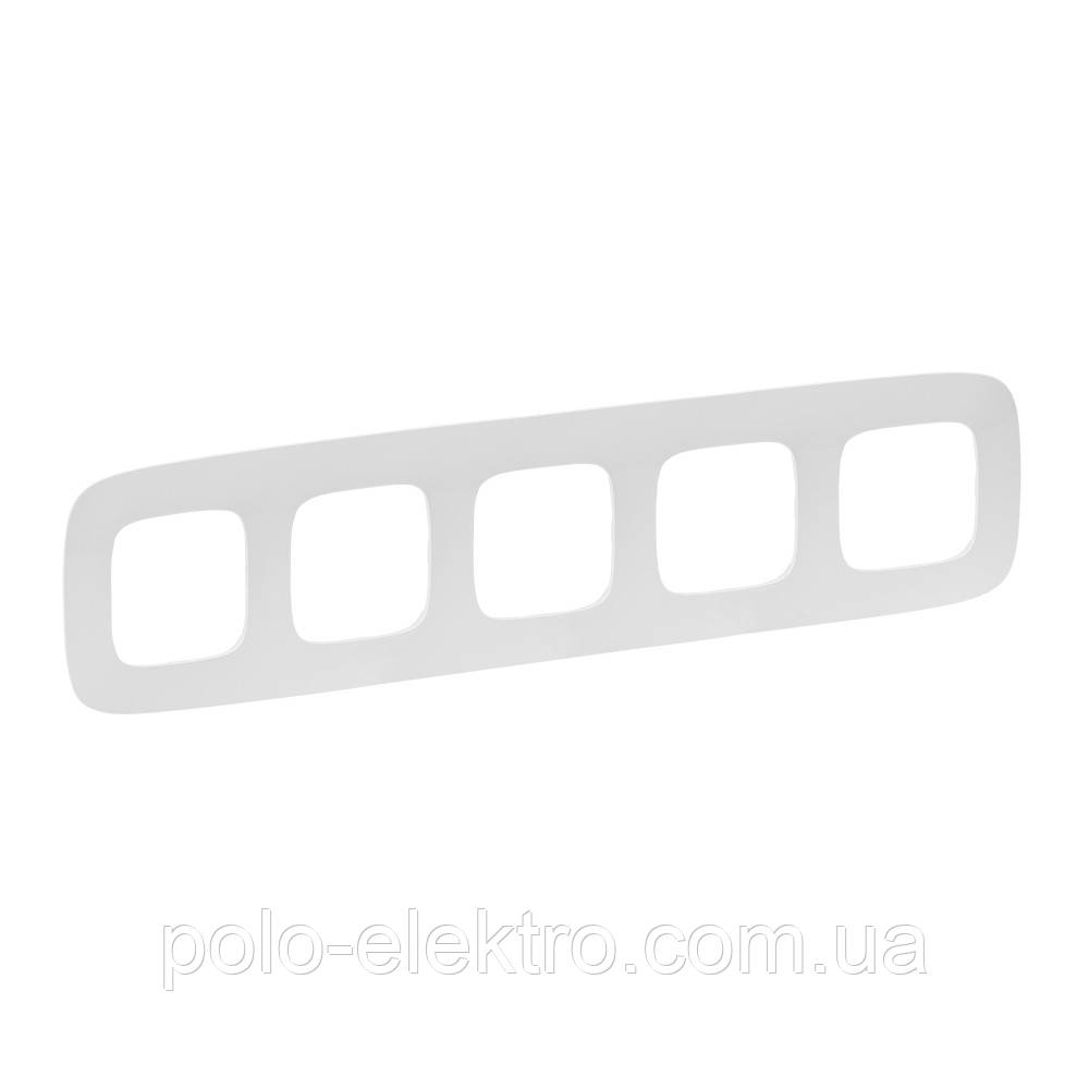 Рамка 5 постів біла Valena Life/Allure Legrand
