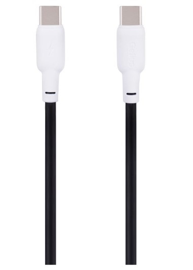 Кабель Gelius Full Silicon GP-UCN001CC (60W) Type-C to Type-C (1.2м) Black/White