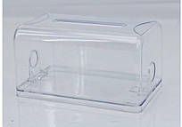 Бокс для візиток KEJEA з замком, прозорий