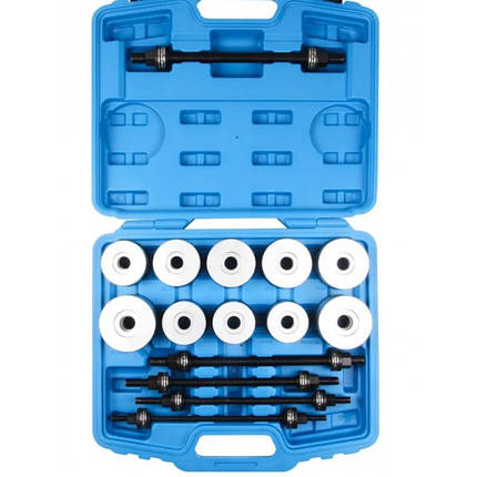 Набір для заміни втулок універсальний 34-80 мм 27 од. VT01357B, фото 1