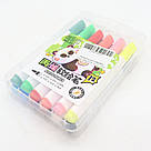 Акрилові маркери для малювання 12 шт, у кейсі, Water color pen 655 / Акрилові фломастери / Набір маркерів, фото 10