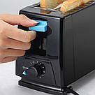 Тостер на 2 тости, 1000Вт, BITEK BT-263 / Електричний тостер для хліба / Подвійний тостер / Тостерниця, фото 6