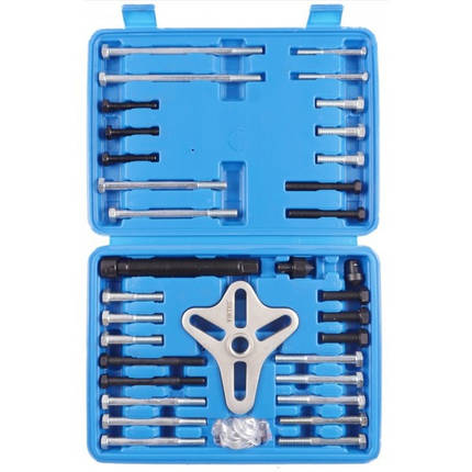 Комплект для зняття кермового колеса та шківа 46 од. VT01008, фото 1