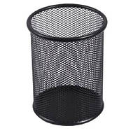 Підставка для ручок (кругла 9х10см, металева чорна) WW01095ST/R97984