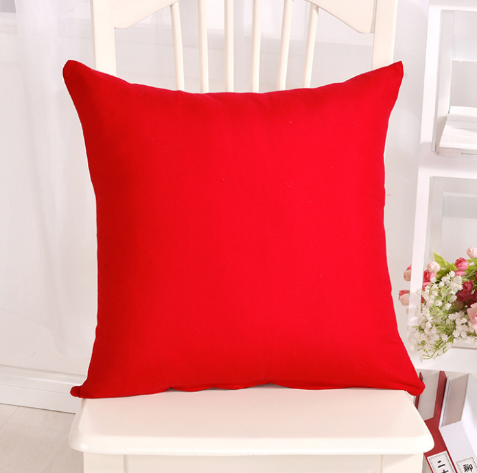 Чохол на подушку 45х45, декоративні наволочки на дивані подушки Червоний, фото 1