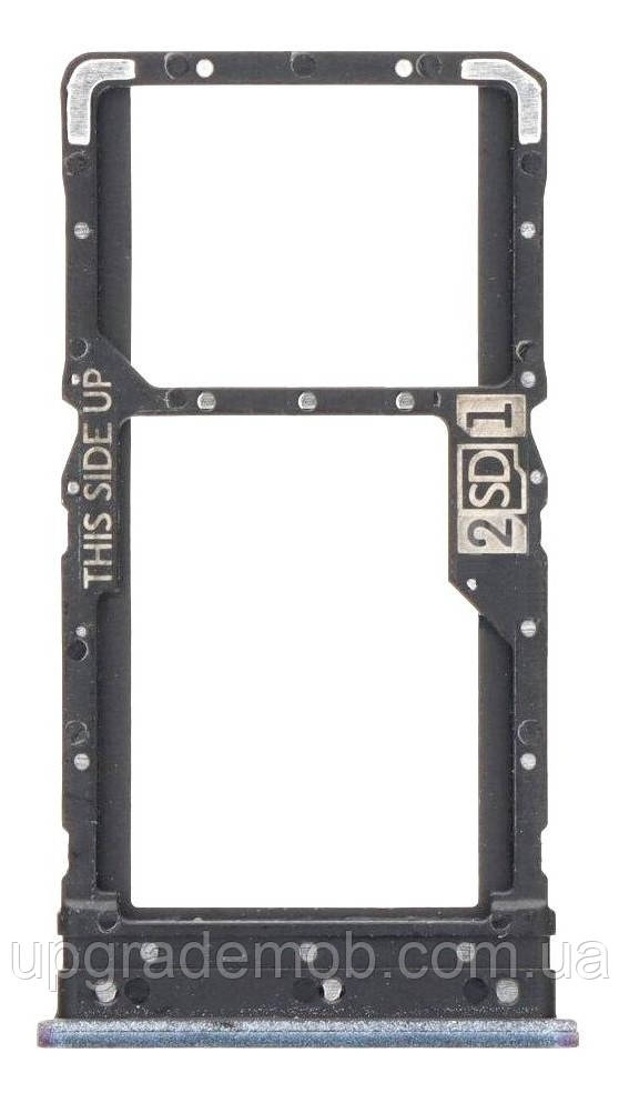 Тримач Sim-карти та карти пам'яті Motorola XT2173-3 Moto G31 сірий Mineral Grey на 1 Sim-карту, фото 1