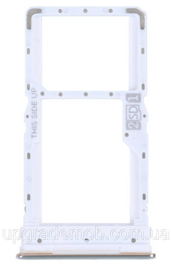 Тримач Sim-карти та карти пам'яті Motorola XT2221 Moto G52 блакитний Glacier Blue на дві Sim-карти, фото 1