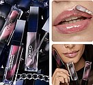 Бальзам для губ Kiko Milano magnetic nights dark glazed liquid lip balm (02 Thrilling Pink), фото 6