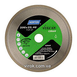 Диск алмазний VULCAN TILE для кераміки Ø200 мм 25,4 мм для різання плитки та каменю