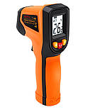 Лазерний цифровий пірометр NJTY T400 із LCD дисплеєм від -50°C до 400°C (3_06048), фото 2