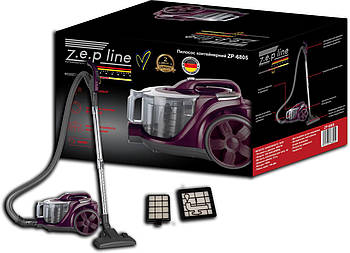 Потужний пилосос Zepline ZP-6805 4л, 4000 Вт, контейнерний пилосос без мішка (1)