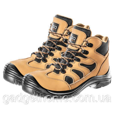 ТОП! Черевики робочі Neo Tools нубук, без металу, S3 SRC за стандартом EN ISO 20345, р.44 (82-125) - (gHome), фото 1