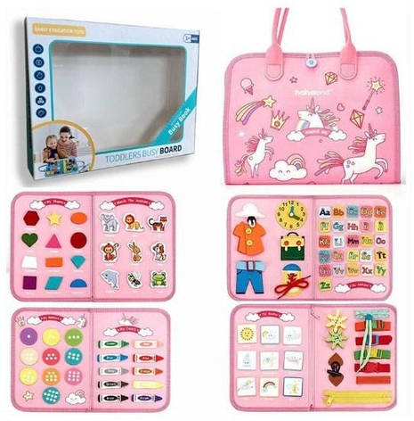 Бізі-книга Єдинороги, фото 1