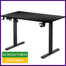 Письмовий стіл для ноутбука з електрорегулюванням висоти Mealux PowerDesk Lite Black