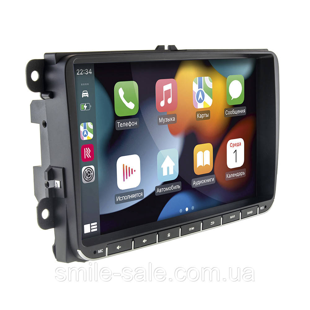 Штатна магнітола на Volkswagen Cyclone 4/64 GB ANDROID 9" Qled,8 ядер, 4G Sim, DSP звук, Wifi, + КАМЕРА