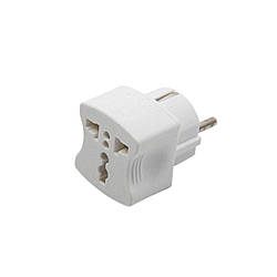 Мережевий адаптер VIROK 10А/250В універсальний ( UK US AU )