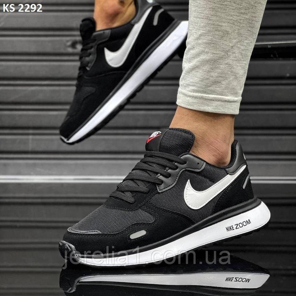 Кросівки Nike Air Zoom Black and White, фото 1