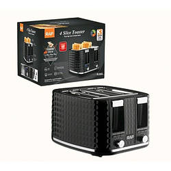 Тостер для хліба на 4 скибочки 1500 Вт, від мережі, RAF R 503/Електричний тостер для дому/Електростер 1 570