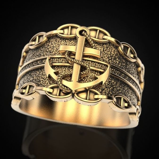 Перстень "Якір"
