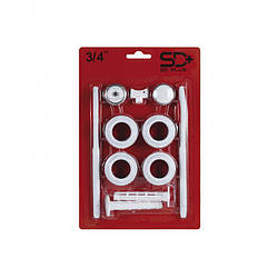 Комплект на радіатор SD Plus 3/4"х1" SD118202 з кріпленнями, артикул SD00004885, для надійного монтажу.