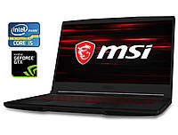 Ігровий ноутбук Б-клас MSI GF63 Thin 8SC/ 15.6" 1920x1080/ i5-8300H/ 8GB RAM/ 256GB SSD/ GTX 1650 4GB