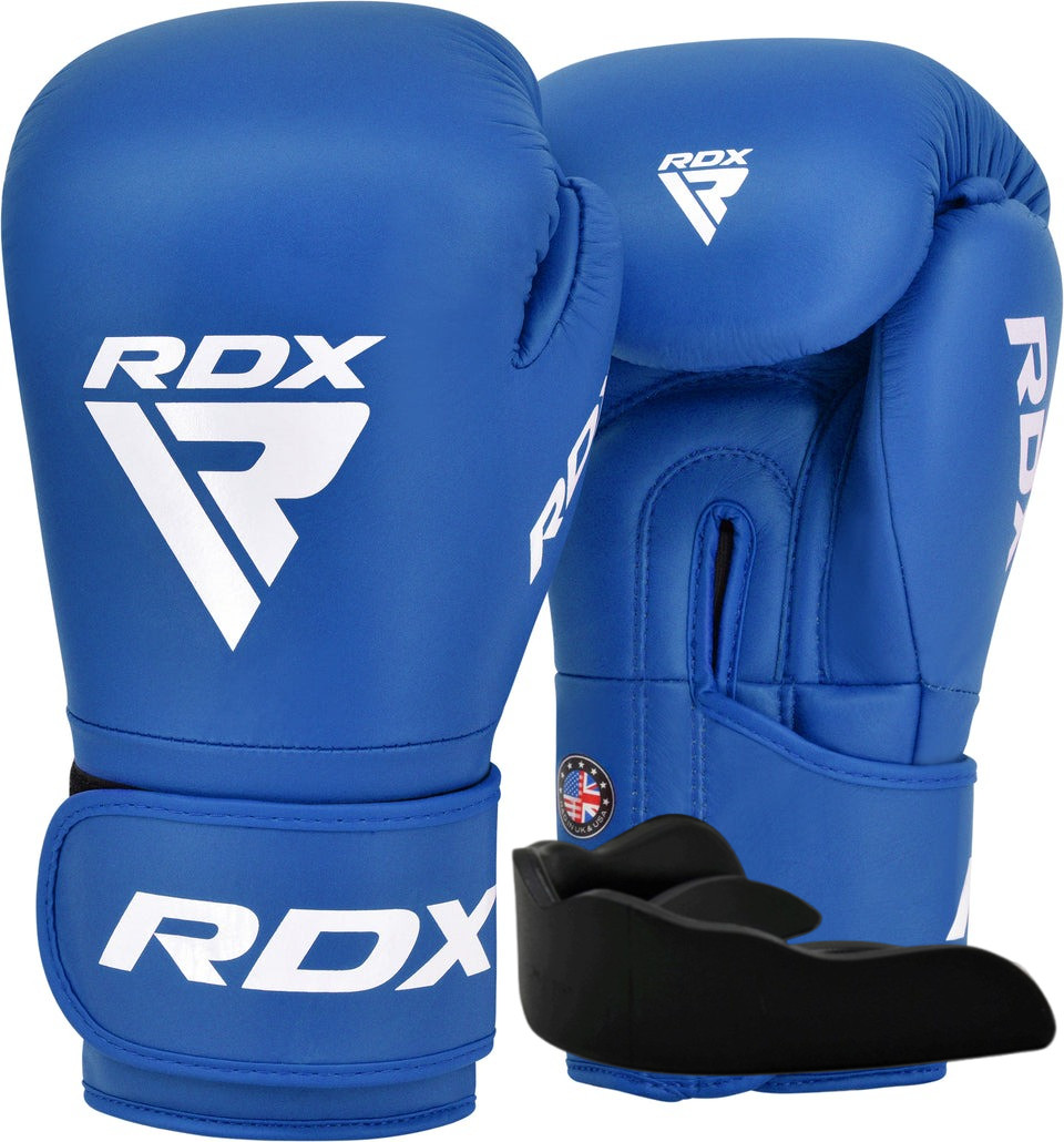 Боксерські рукавиці RDX AS1 BLUE 10 унцій (капа в комплекті)