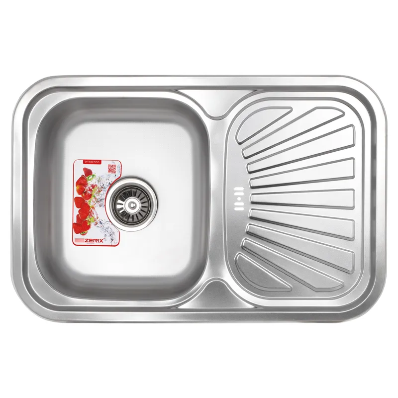 Майка кухонна Zerix Z7549-08-180MD (micro decor) (ZS0575), фото 1