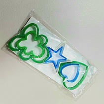 Вирубки для печива Чоловічок Серце Зірочка 6 штук, фото 4