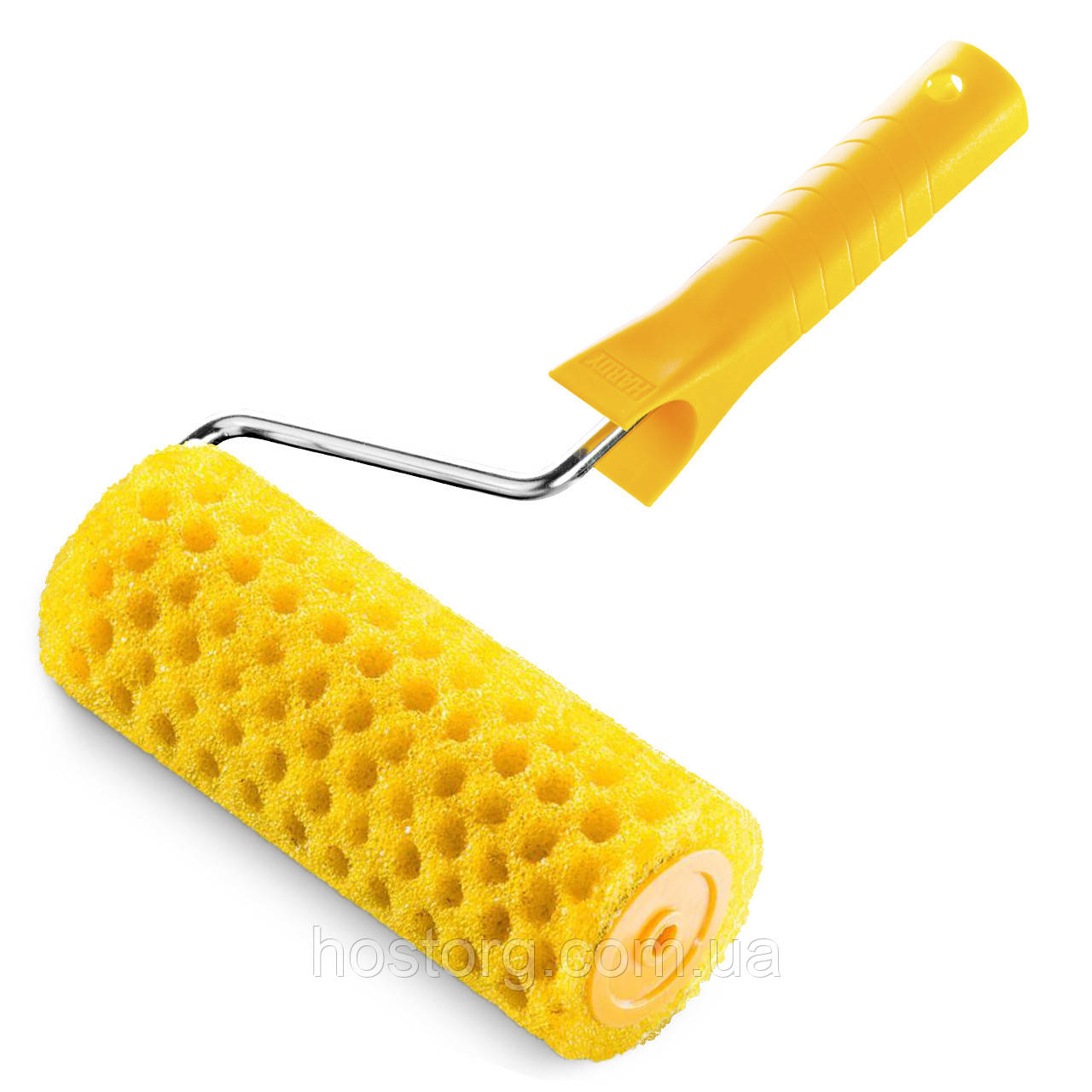 Валик з ручкою Hardy Комплект 25 см, структурний, горошек, діаметр 70 мм, ручка діаметр 8 мм