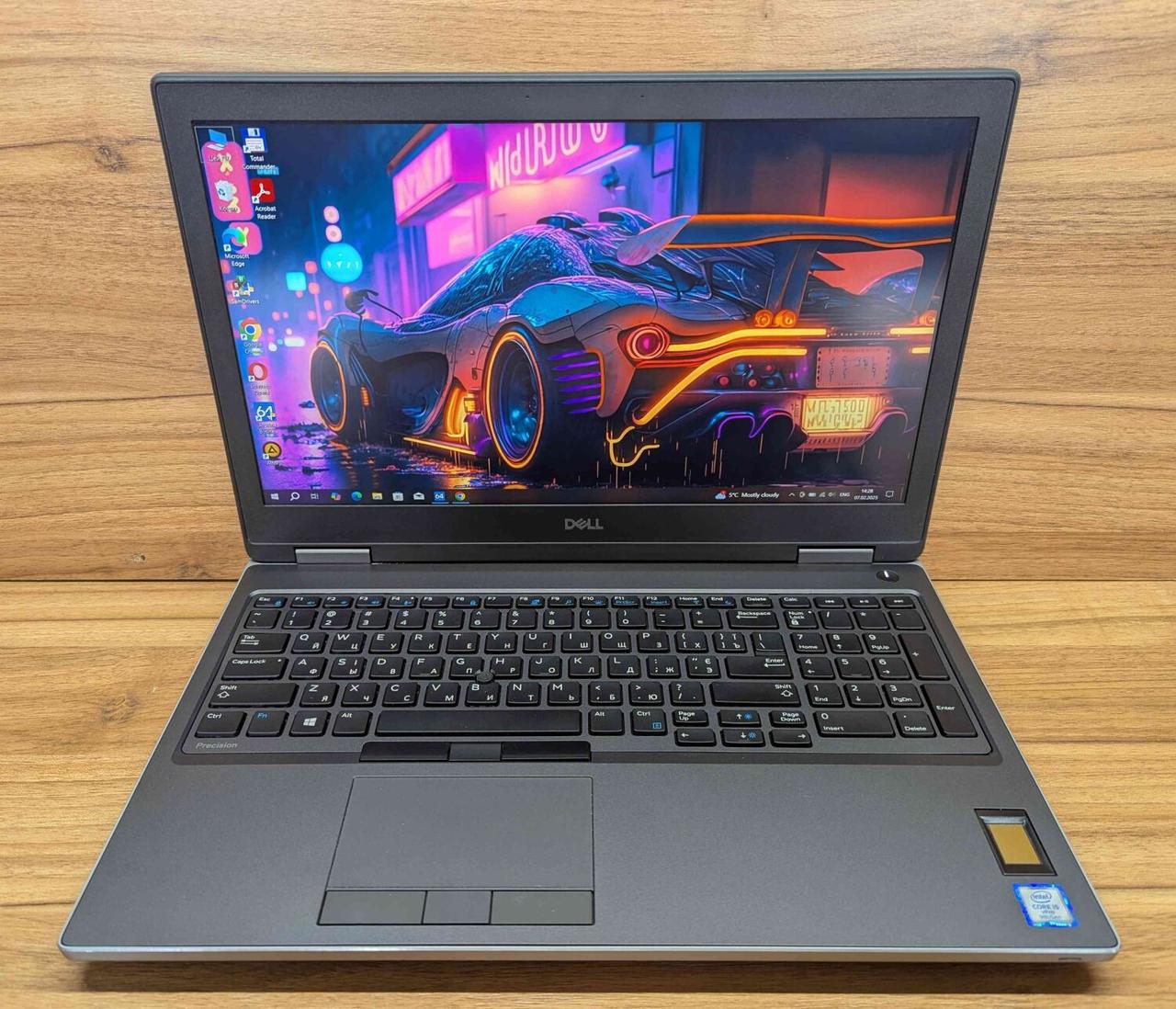 Б/в Ноутбук Dell Precision 7540 15.6" 1920x1080| Core i5-9400H| 32 GB RAM| 512 GB SSD| Quadro T2000 4GB