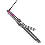 Електрична плойка для волосся Hoco HP43 з цифровим дисплеєм gray, фото 6