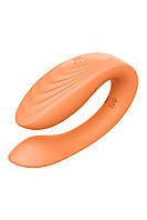 Вібратор для пар на пульті керування помаранчевий DreamToys Glam Couples Кайф