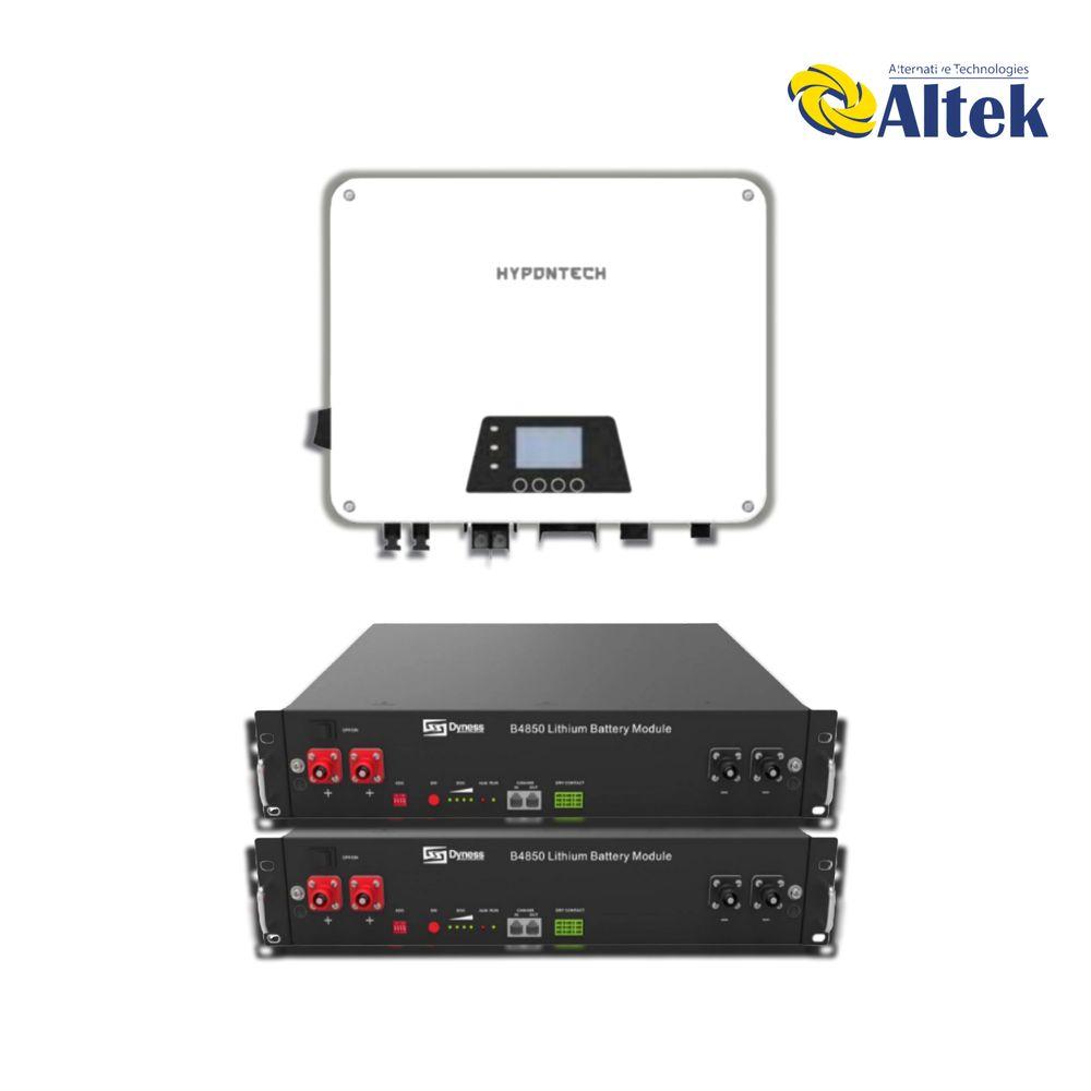 Гібридна станція Hypontech HES-3680 3,68KW, Dyness B4850, 48V – 2.4 кВт
