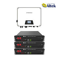 Гібридна станція Hypontech HES-3680 3,68KW, Dyness B4850, 48V &#8211; 2.4 кВт (3 шт.)