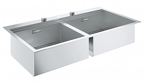 Мийка кухонна Grohe EX Sink K800 Подвійна (120 cm) (31585SD0), фото 1