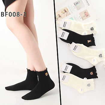 Шкарпетки жіночі демісезонні бавовна безшовні середні Fashion Socks, розмір 36-41, асорті, 008-1