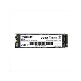 Накопичувач SSD M.2 Patriot P310 240GB NVMe 2280 PCIe 3.0 3D TLC ly