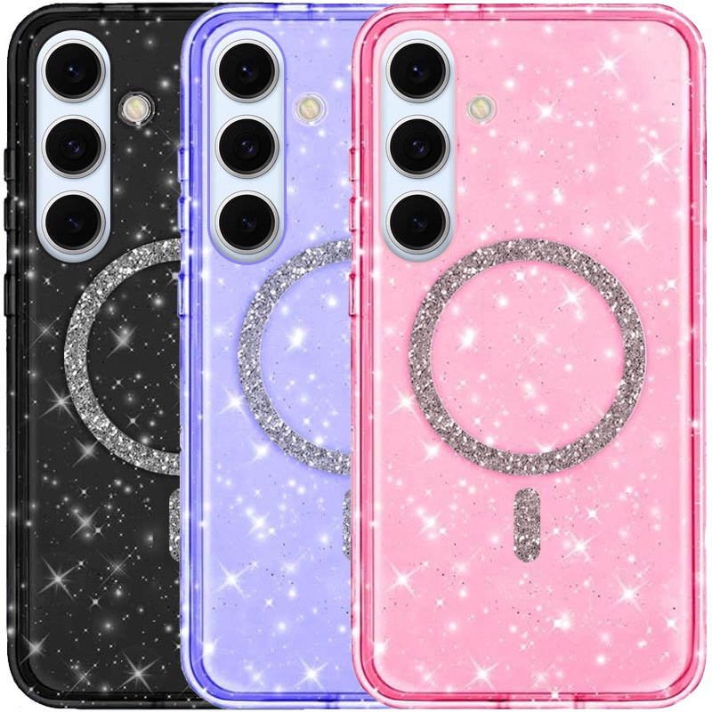 Чохол TPU Eclipse Sparkle (MagFit) для Samsung Galaxy S25+/S24+, фото 1