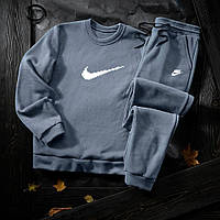 Теплий спортивний костюм чоловічий, Комплект світшот та штані Найк, Чоловічий комплект одягу