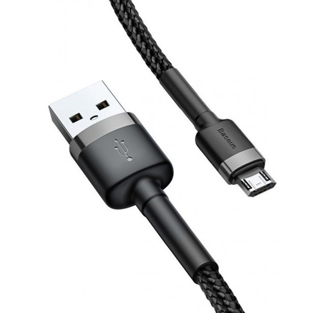 Data - кабель Baseus Cafule CAMKLF-AG1 MicroUsb 0.5м, Black, фото 1