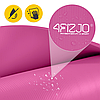Килимок (мат) спортивний 4FIZJO NBR 180 x 60 x 1.5 см для йоги та фітнесу Pink (P-5905973405669), фото 9