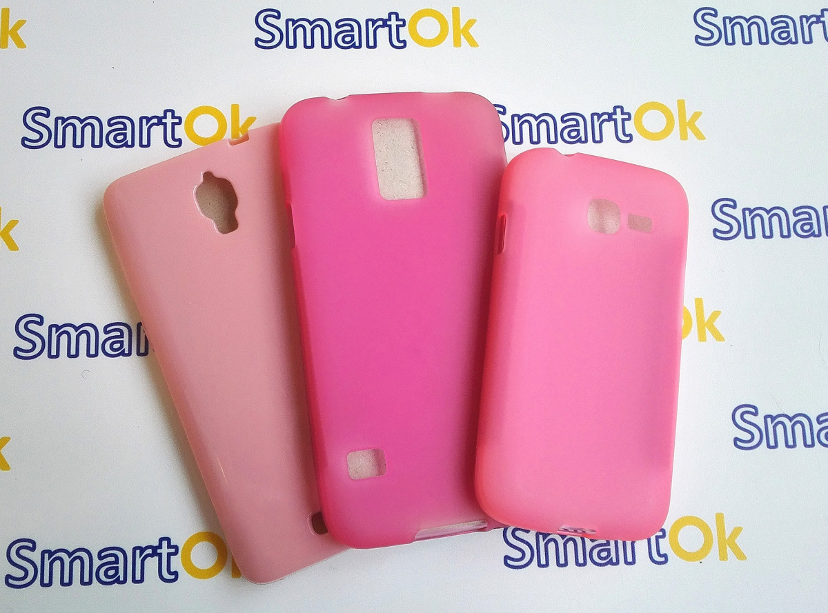 New Line X-series Case Fly IQ4491 ERA Life 3 Pink чохол накладка силіконова
