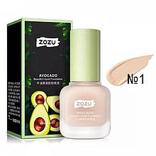Тональний крем-консилер ZOZU Avocado No01 Ivory White 40 мл
