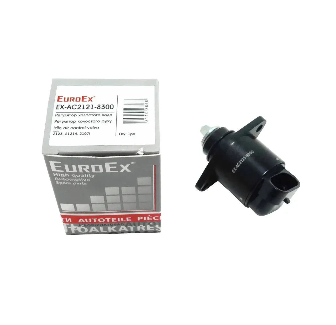 Регулятор холостого ходу "EuroEx" 2123, 21214, 2107i (метал) 21203-1148300-02, фото 1