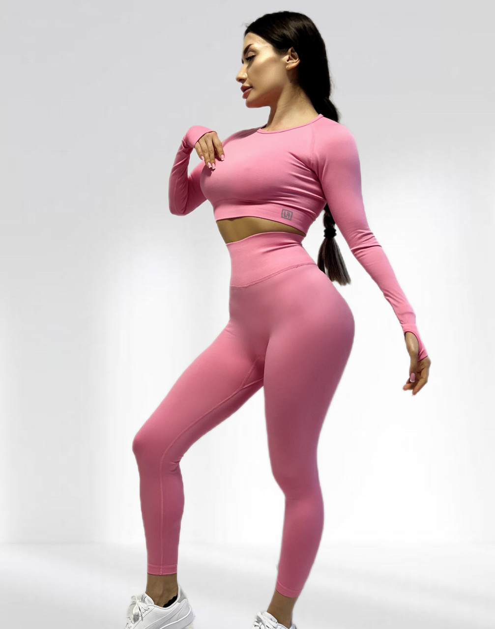 Костюм для фітнесу жіночий LILAFIT Рожевий L (LFS000069)